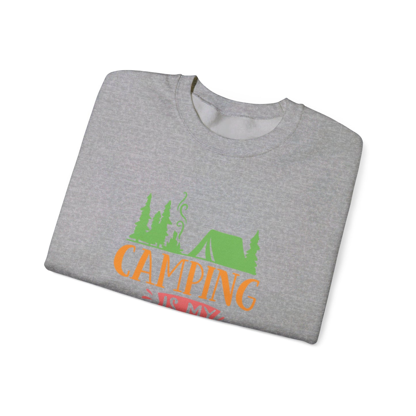 Camping Is My Therapy - Crewneck Sweatshirt