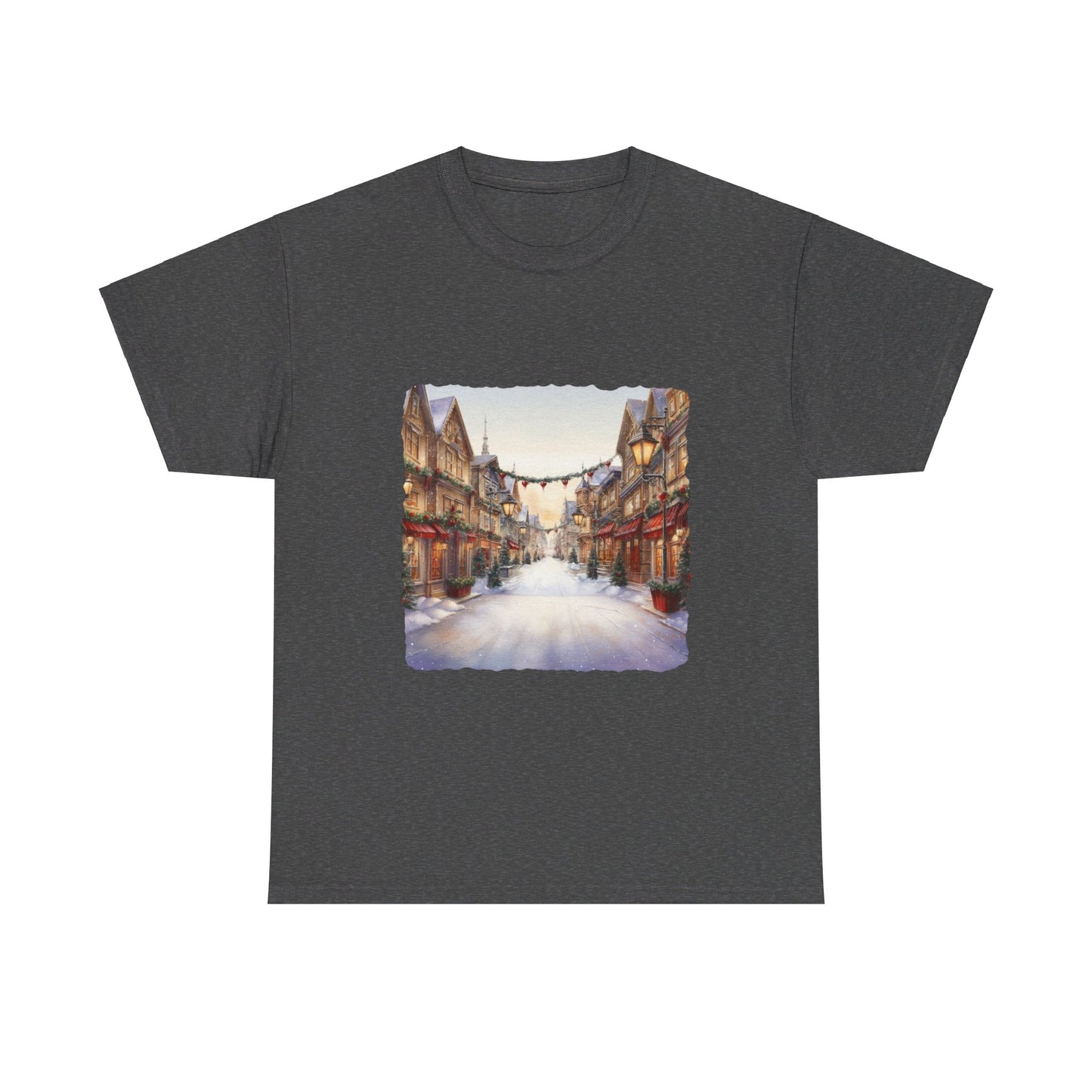 Snowy Christmas Village 9 - T-Shirt
