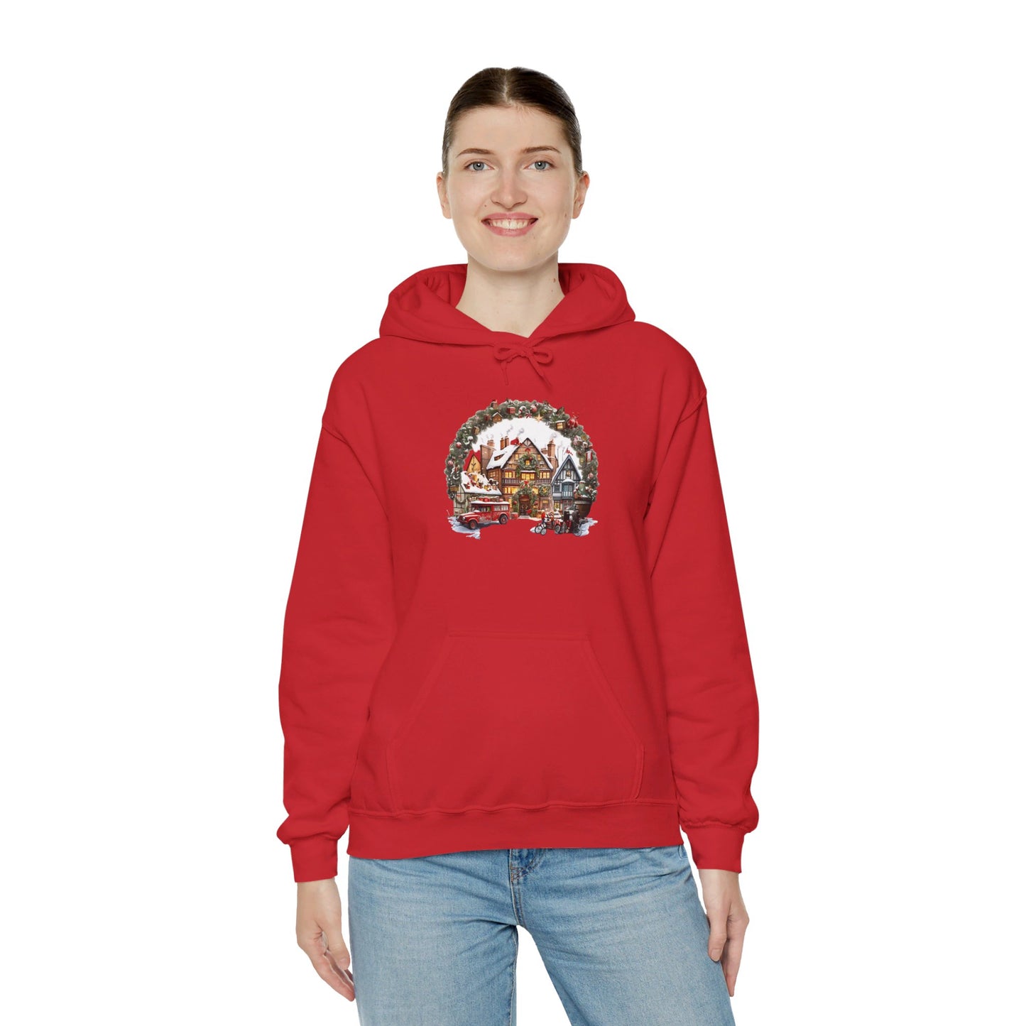 Christmas Village Bliss - Hooded Sweatshirt