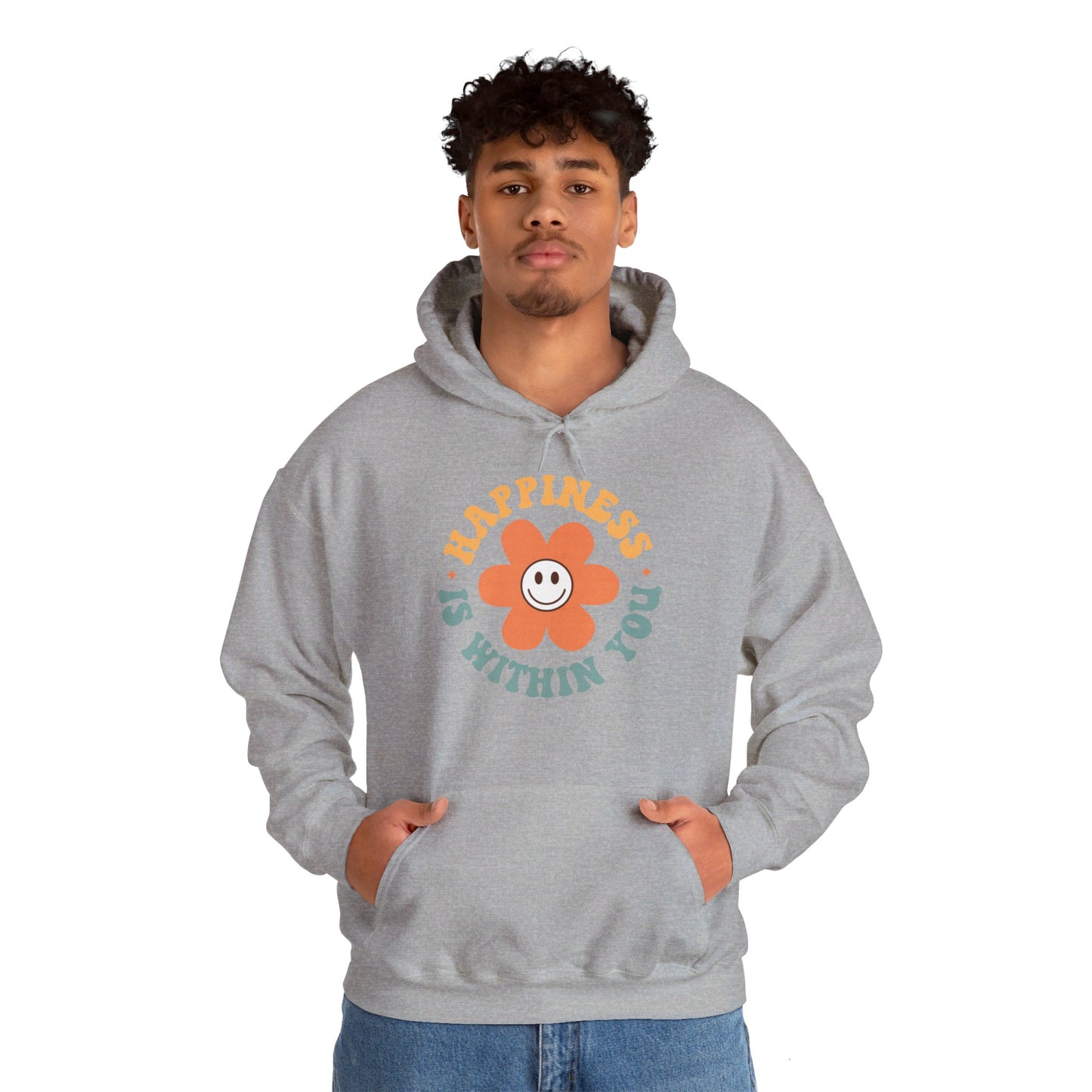Retro Positive Quotes 23 - Hooded Sweatshirt