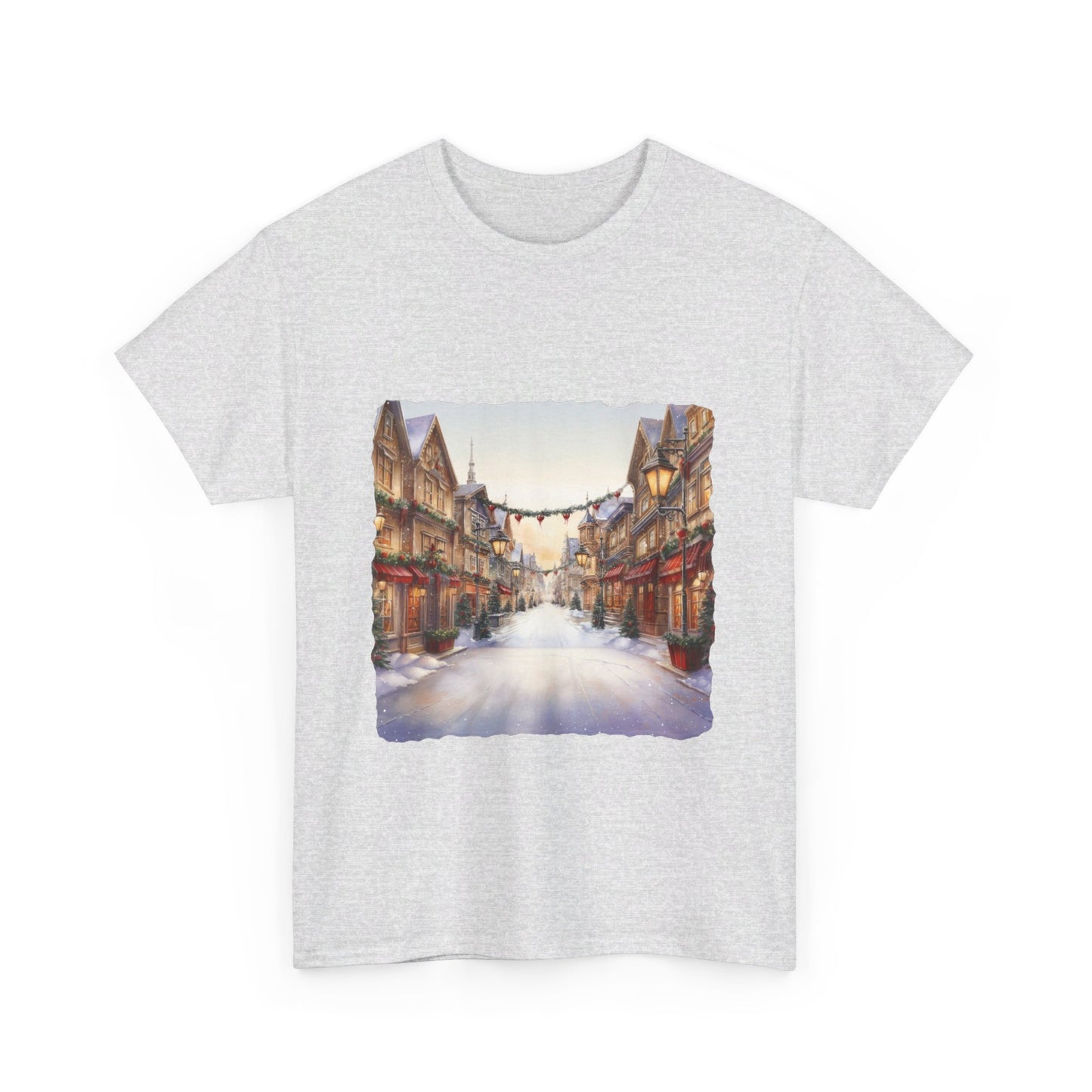 Snowy Christmas Village 9 - T-Shirt