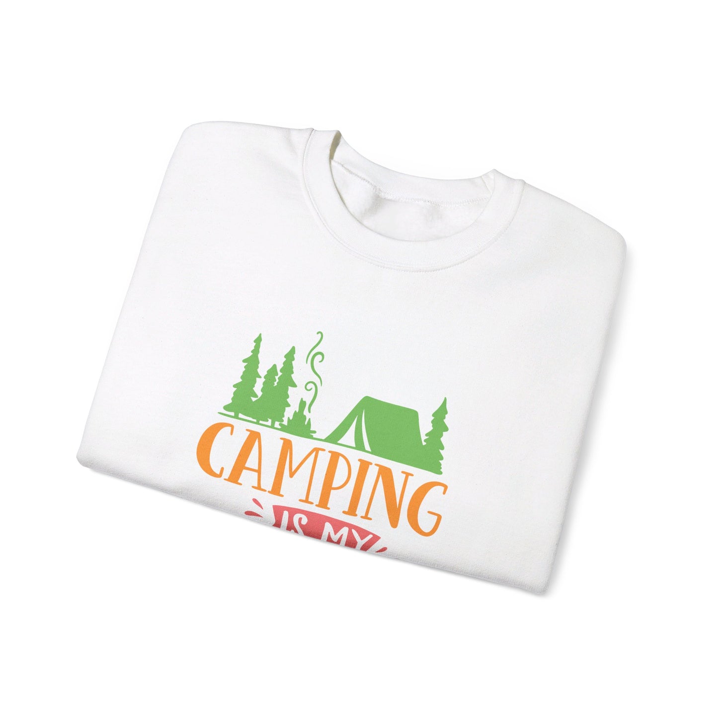 Camping Is My Therapy - Crewneck Sweatshirt