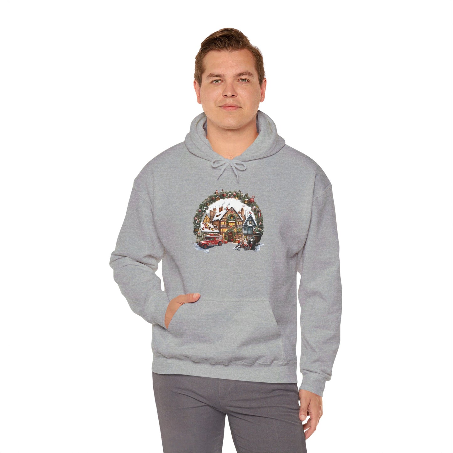 Christmas Village Bliss - Hooded Sweatshirt