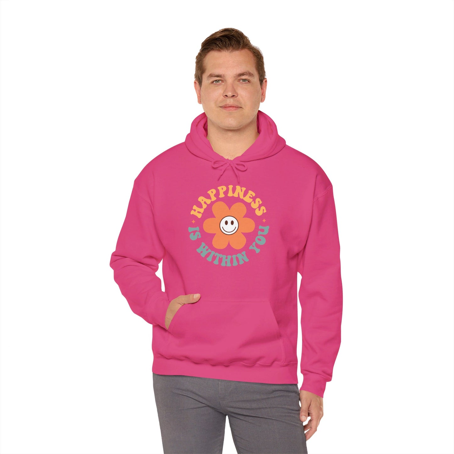 Retro Positive Quotes 23 - Hooded Sweatshirt
