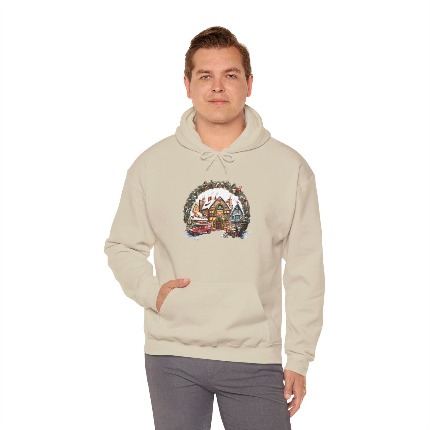Christmas Village Bliss - Hooded Sweatshirt