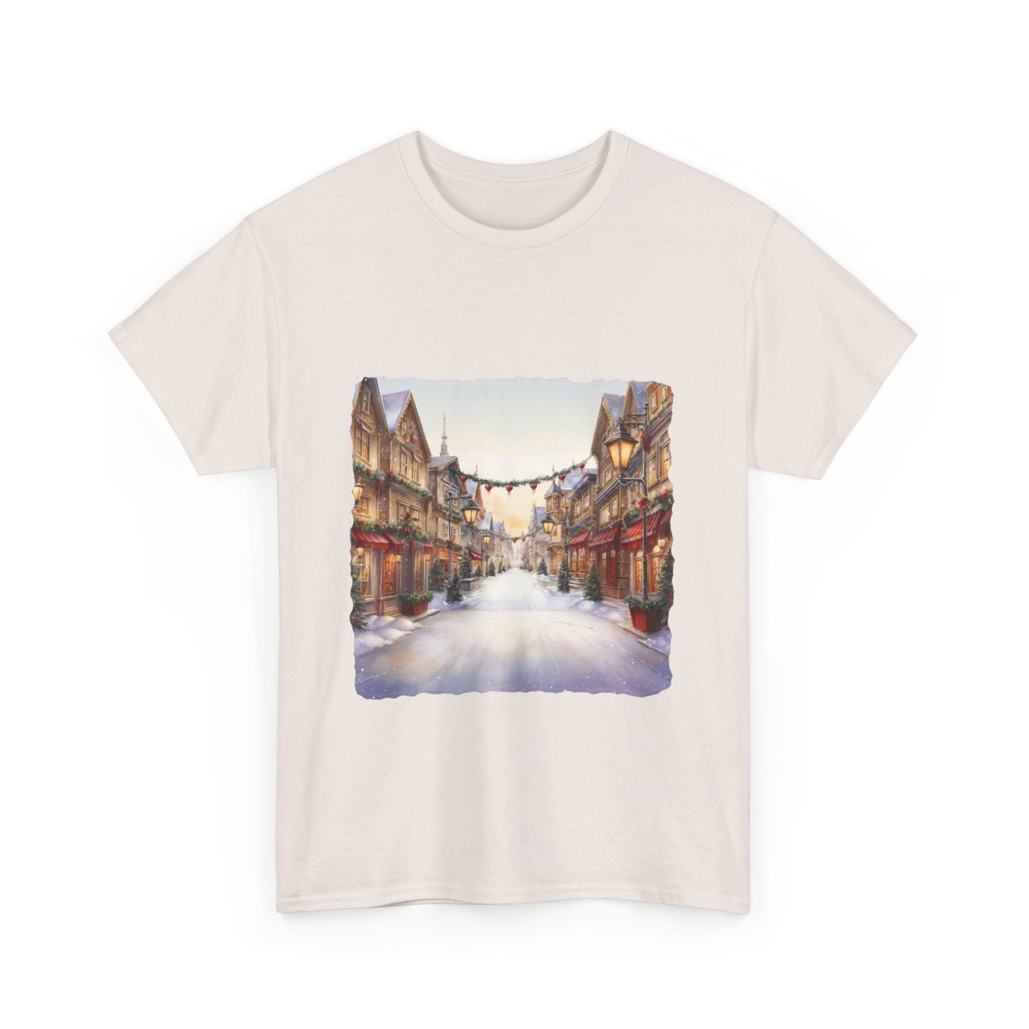 Snowy Christmas Village 9 - T-Shirt