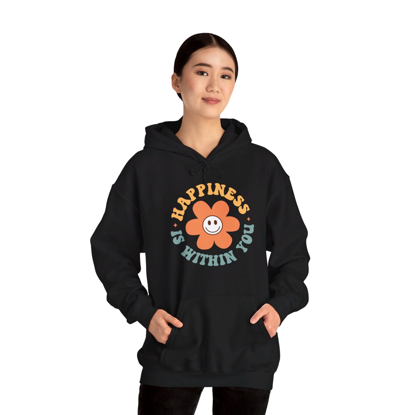 Retro Positive Quotes 23 - Hooded Sweatshirt