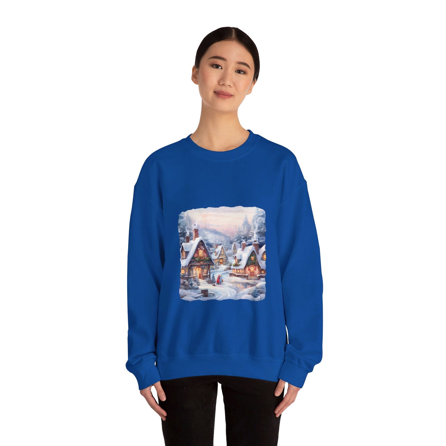 Snowy Christmas Village 6 - Sweatshirt