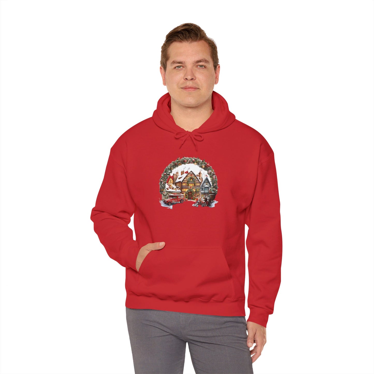 Christmas Village Bliss - Hooded Sweatshirt