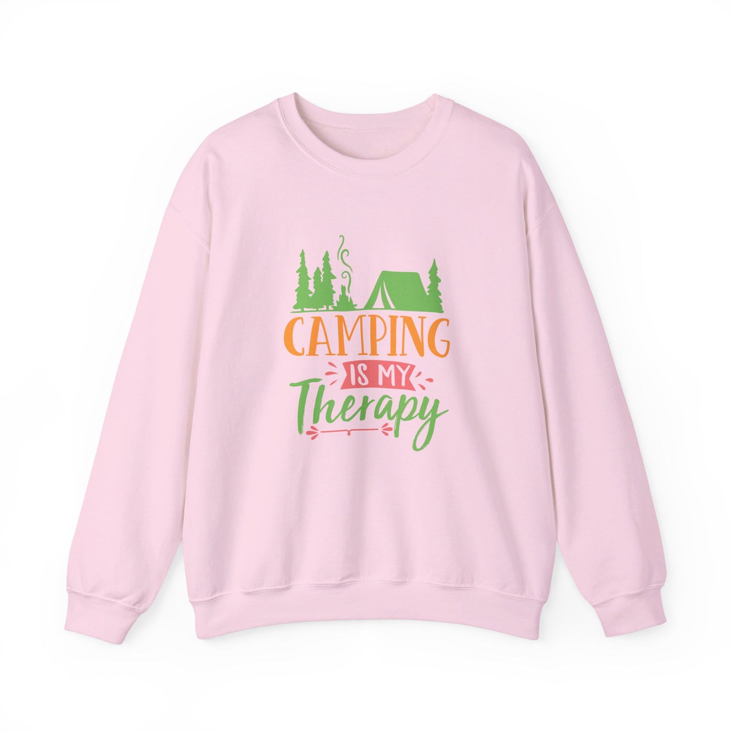 Camping Is My Therapy - Crewneck Sweatshirt