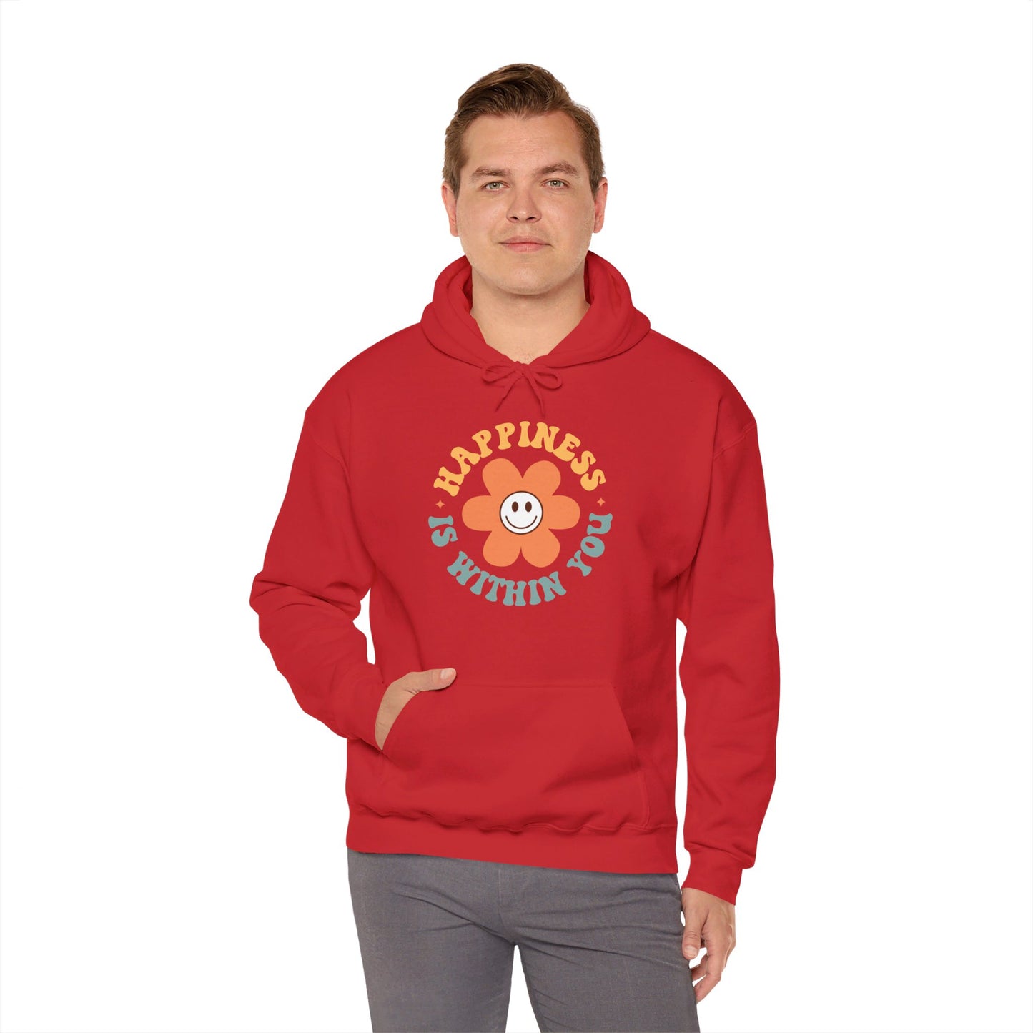 Retro Positive Quotes 23 - Hooded Sweatshirt