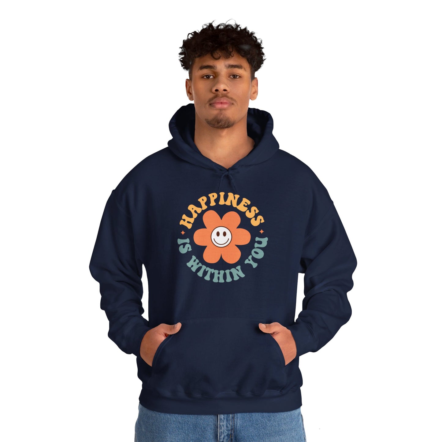 Retro Positive Quotes 23 - Hooded Sweatshirt