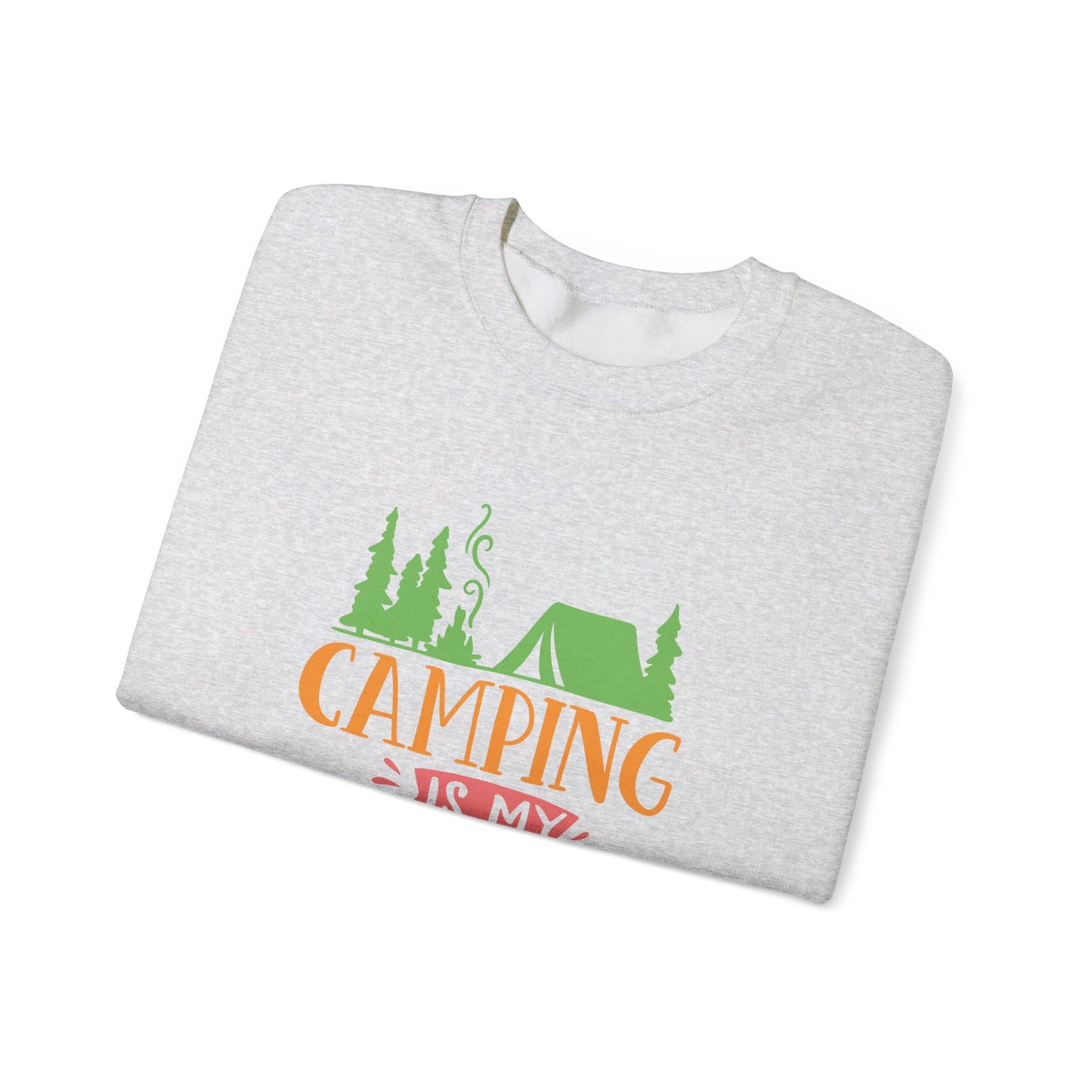 Camping Is My Therapy - Crewneck Sweatshirt
