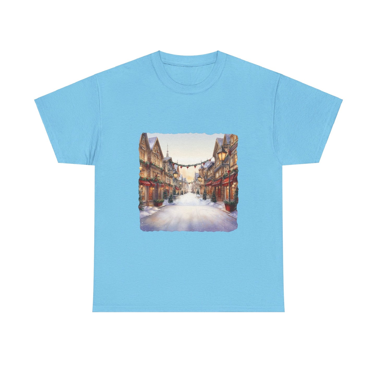 Snowy Christmas Village 9 - T-Shirt