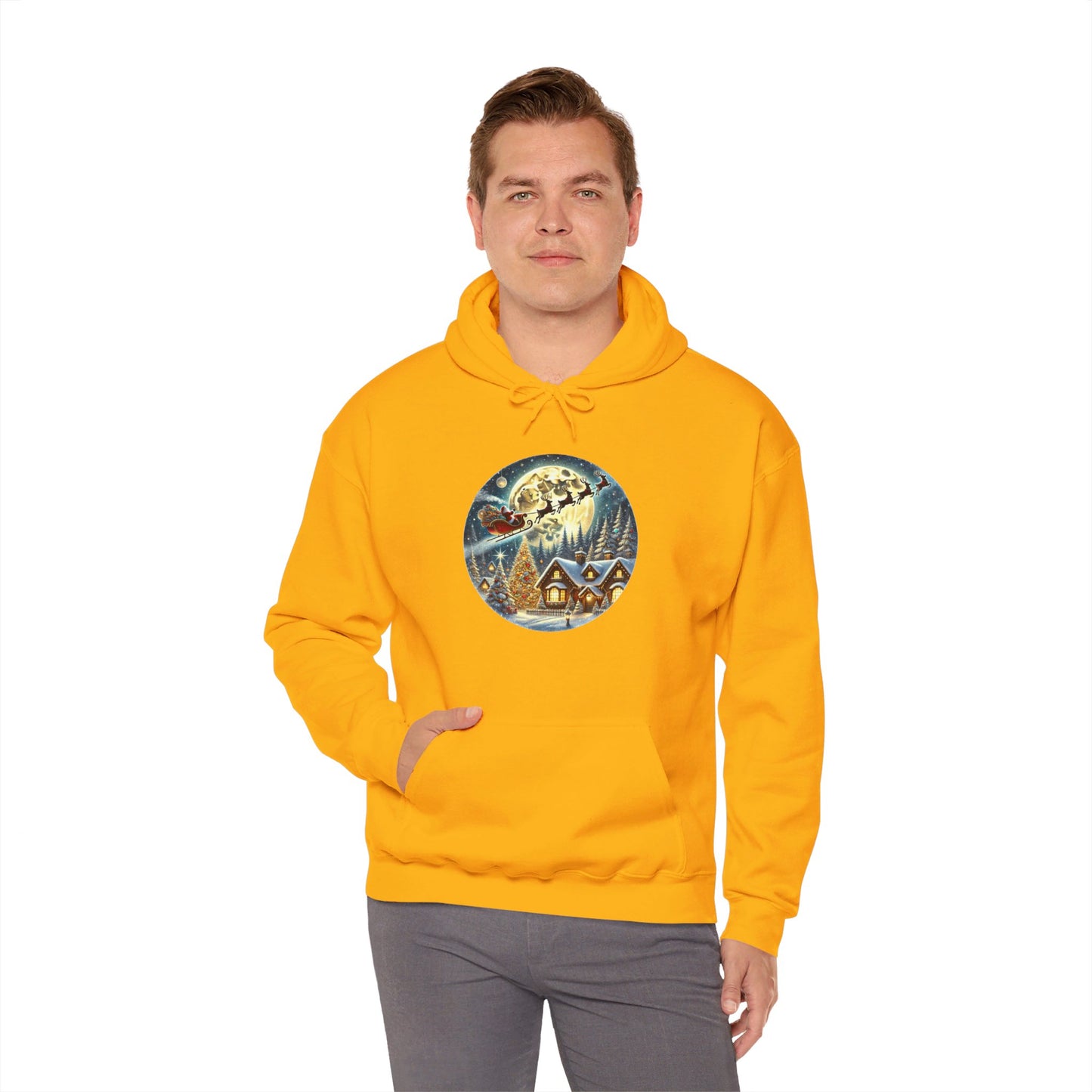 Santa's Midnight Journey - Hooded Sweatshirt