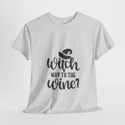 Witch way to the wine-T-Shirt