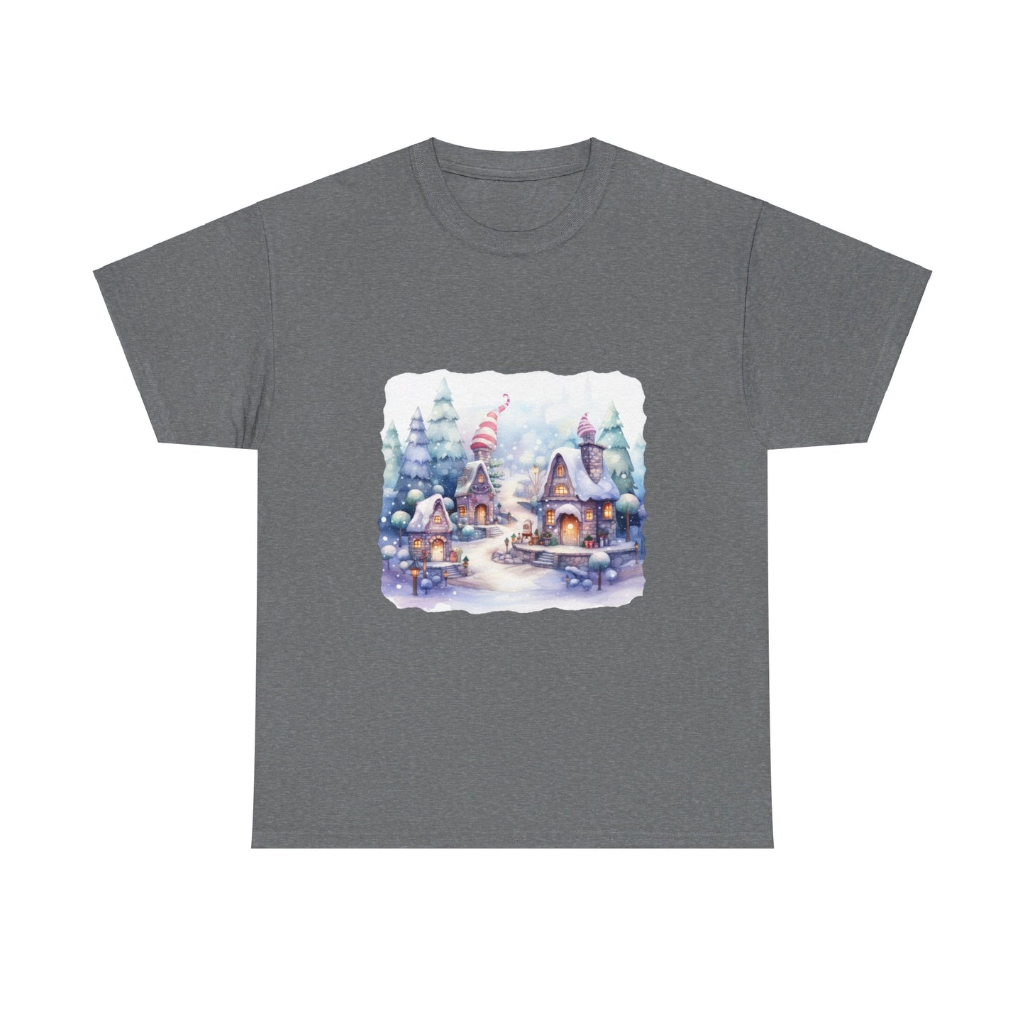 Snowy Christmas Village 4 - T-Shirt