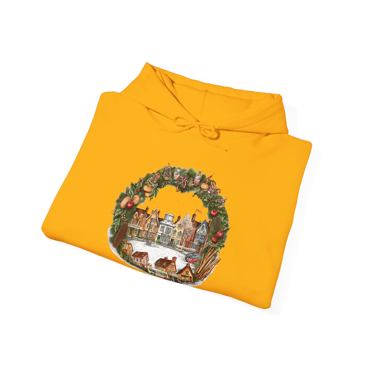 Whimsical Village Christmas - Hooded Sweatshirt