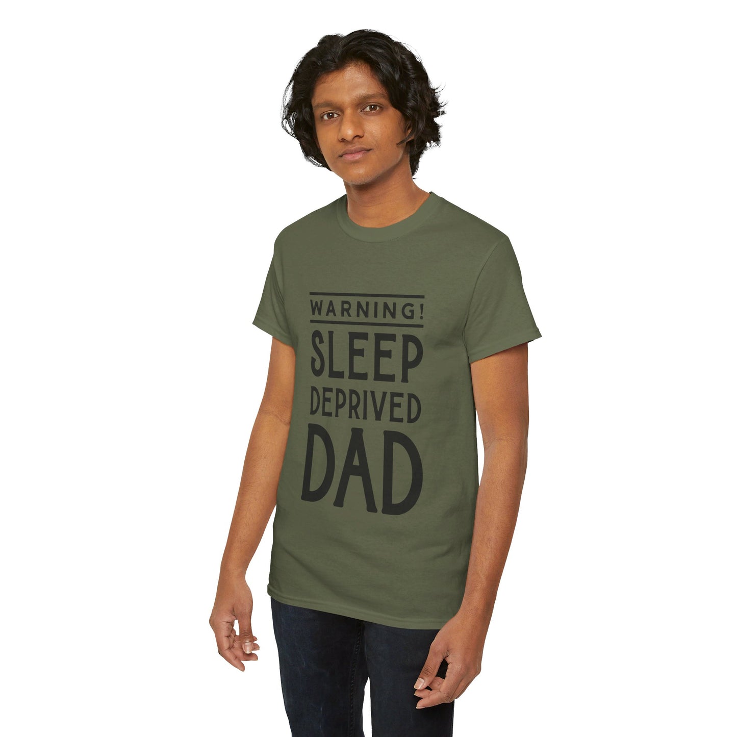 Warning Sleep Deprived Dad - T-Shirt