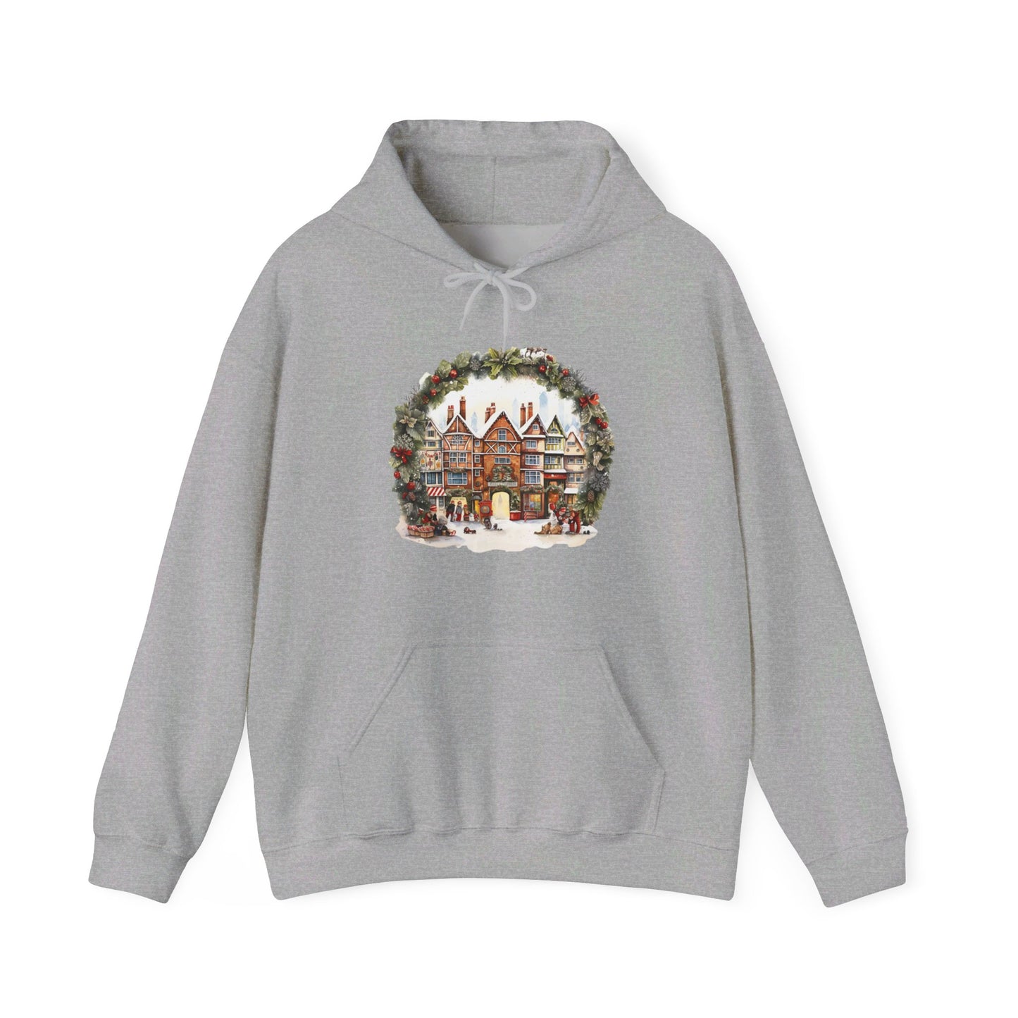 Daytime Village Magic- Hooded Sweatshirt