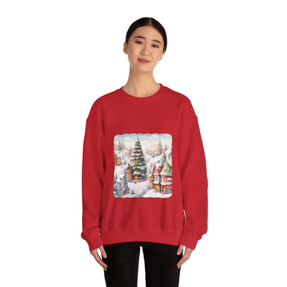 Snowy Christmas Village 16 - Sweatshirt