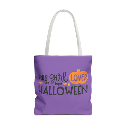 This Girl Loves Halloween - Tote Bag