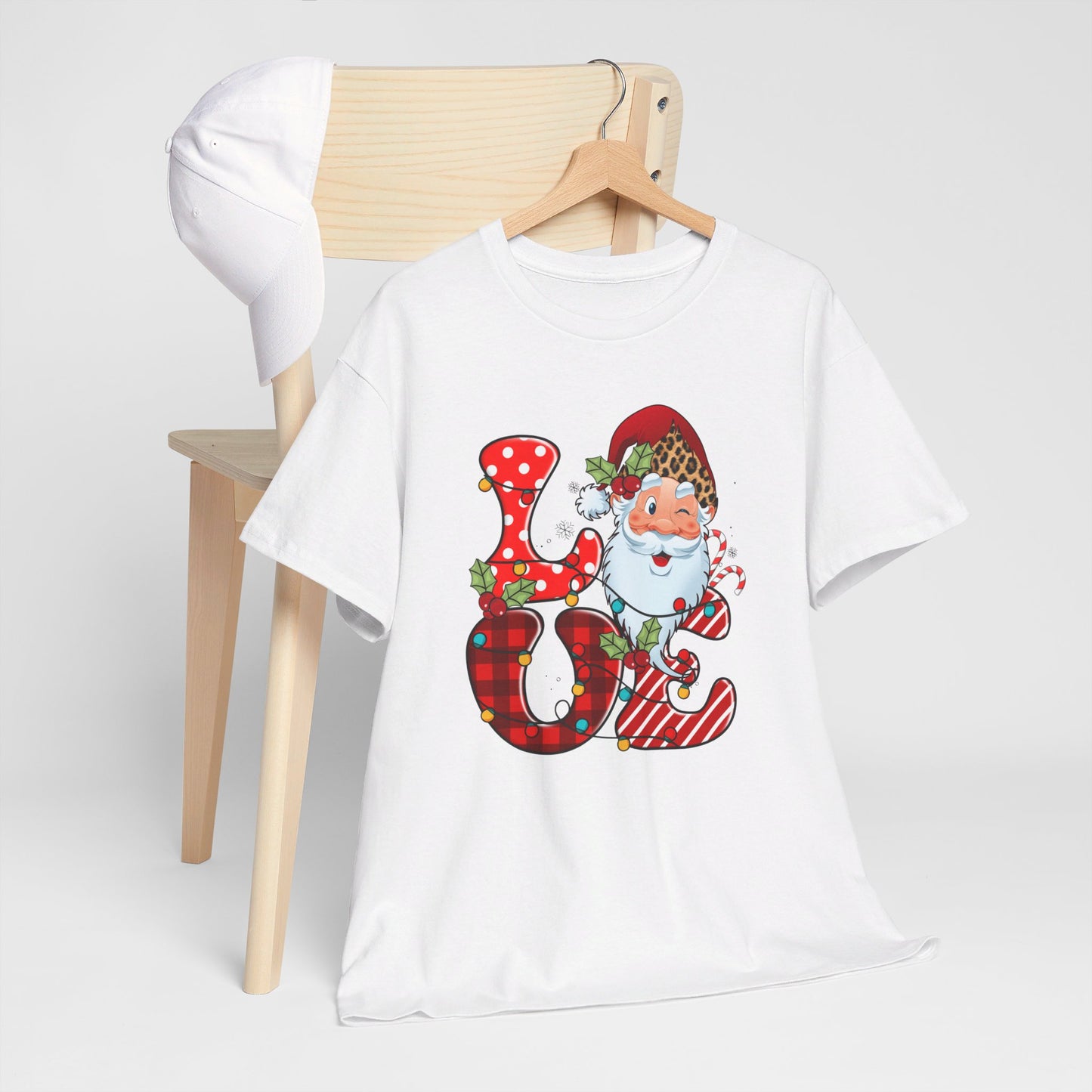 Festive Santa LOVE - T-Shirt