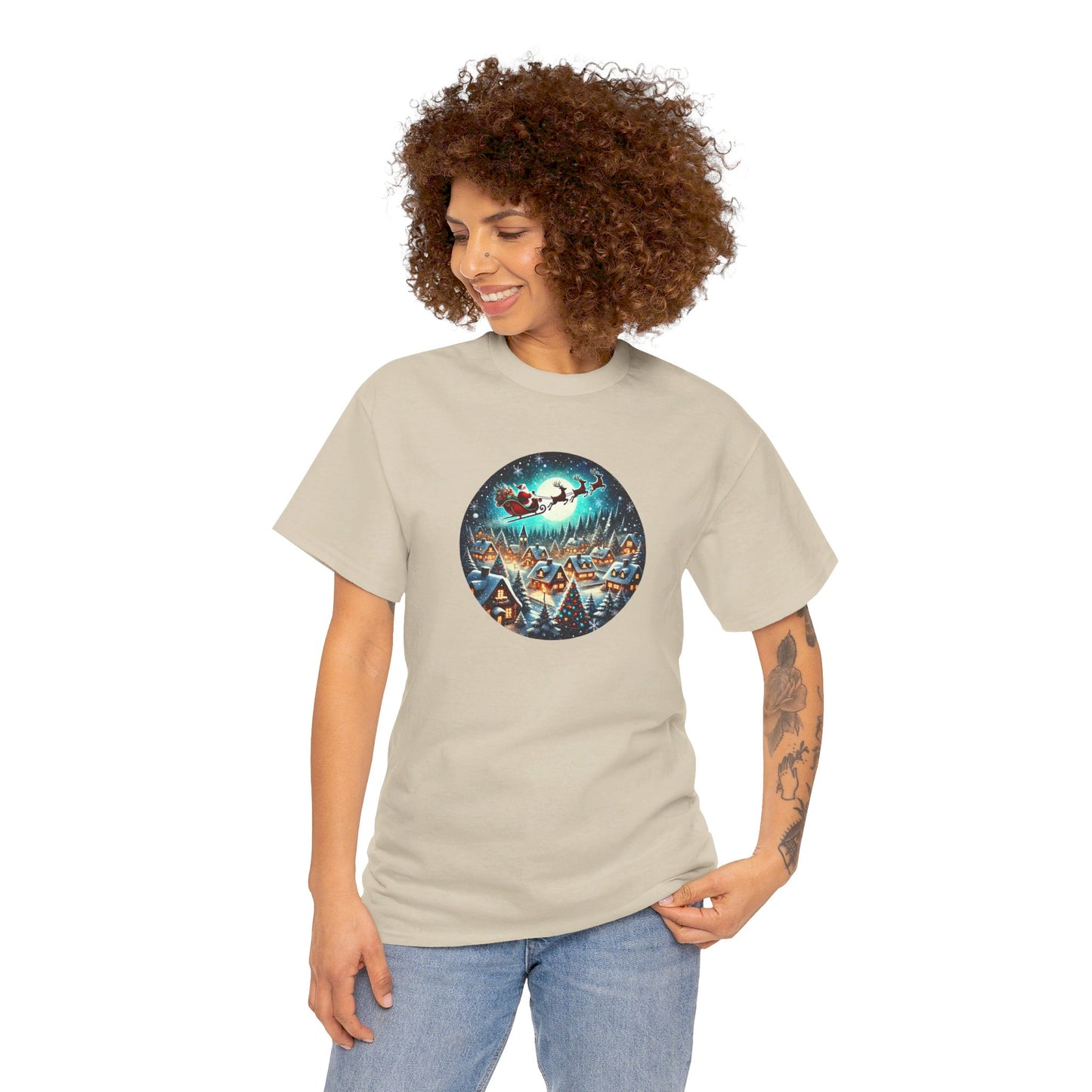 Christmas Nightscape Adventure - T-Shirt