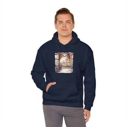 Christmas City To The Window - Hooded Sweatshirt