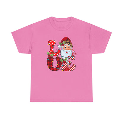 Festive Santa LOVE - T-Shirt