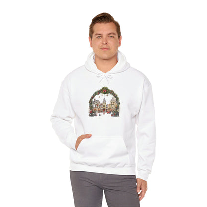 Village Christmas Eve - Hooded Sweatshirt