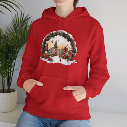 Christmas Village Charm - Hooded Sweatshirt