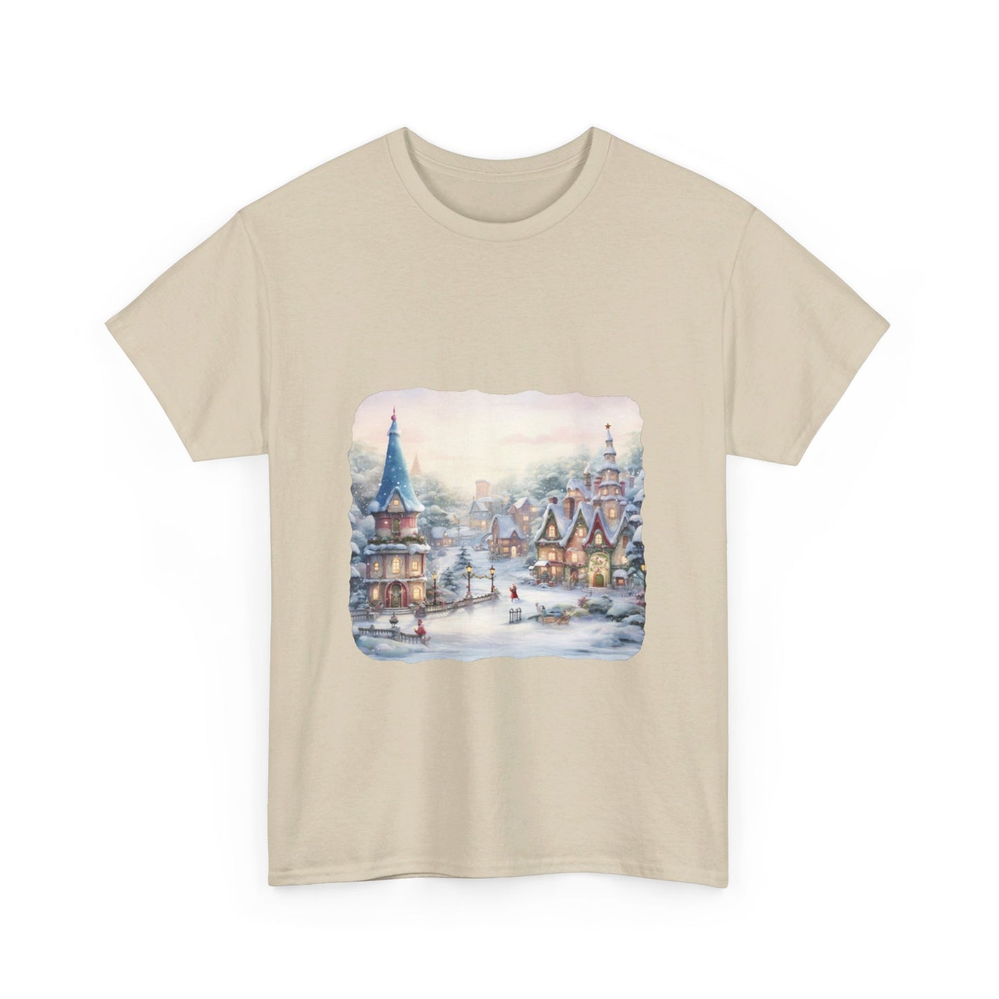 Snowy Christmas Village 2 - T-Shirt