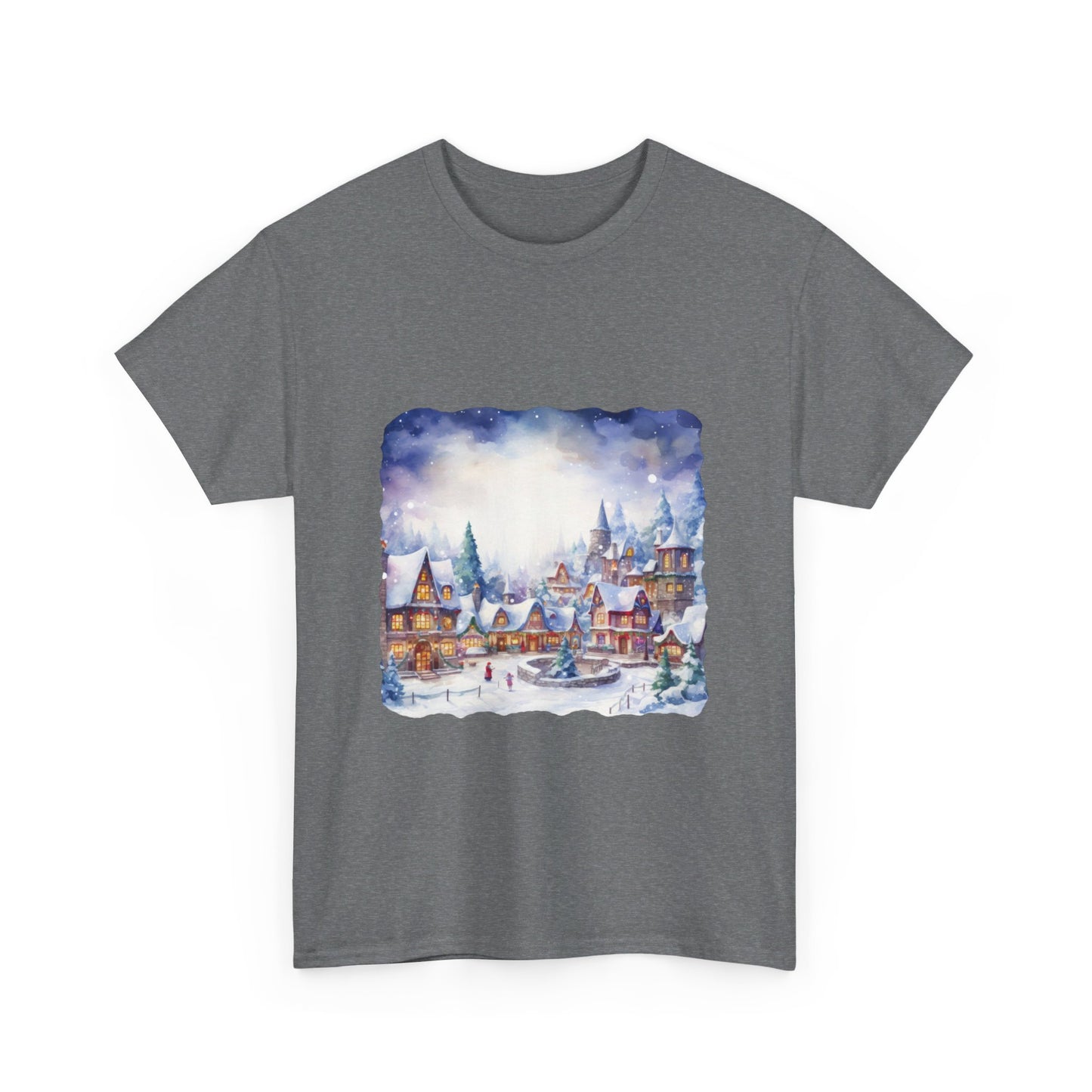 Snowy Christmas Village 5 - T-Shirt