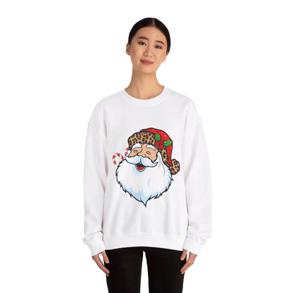 Happy Santa Claus - Christmas- Crewneck Sweatshirt