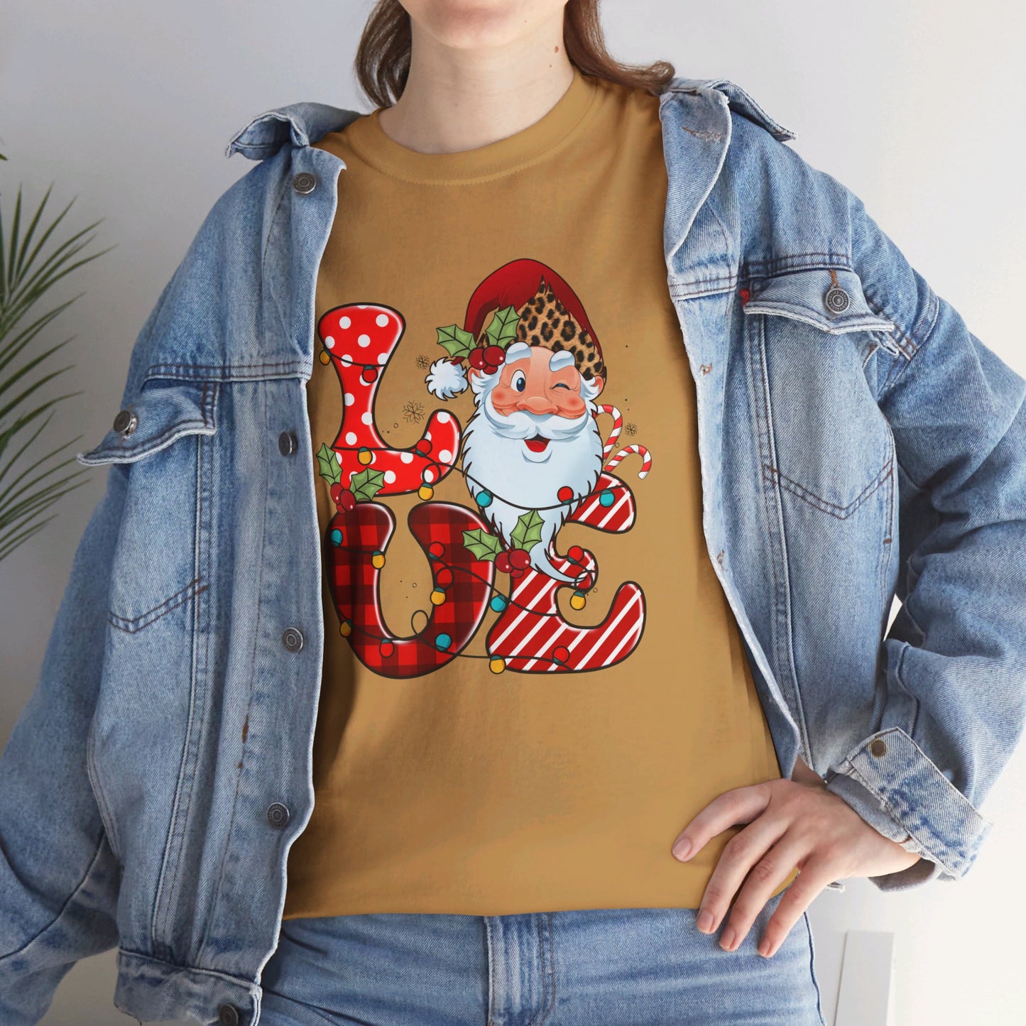 Festive Santa LOVE - T-Shirt