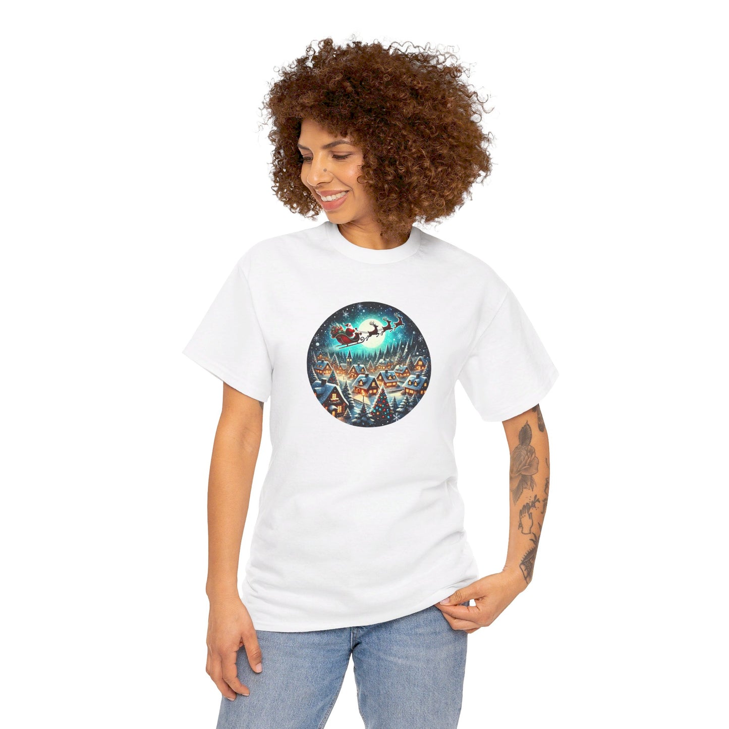 Christmas Nightscape Adventure - T-Shirt