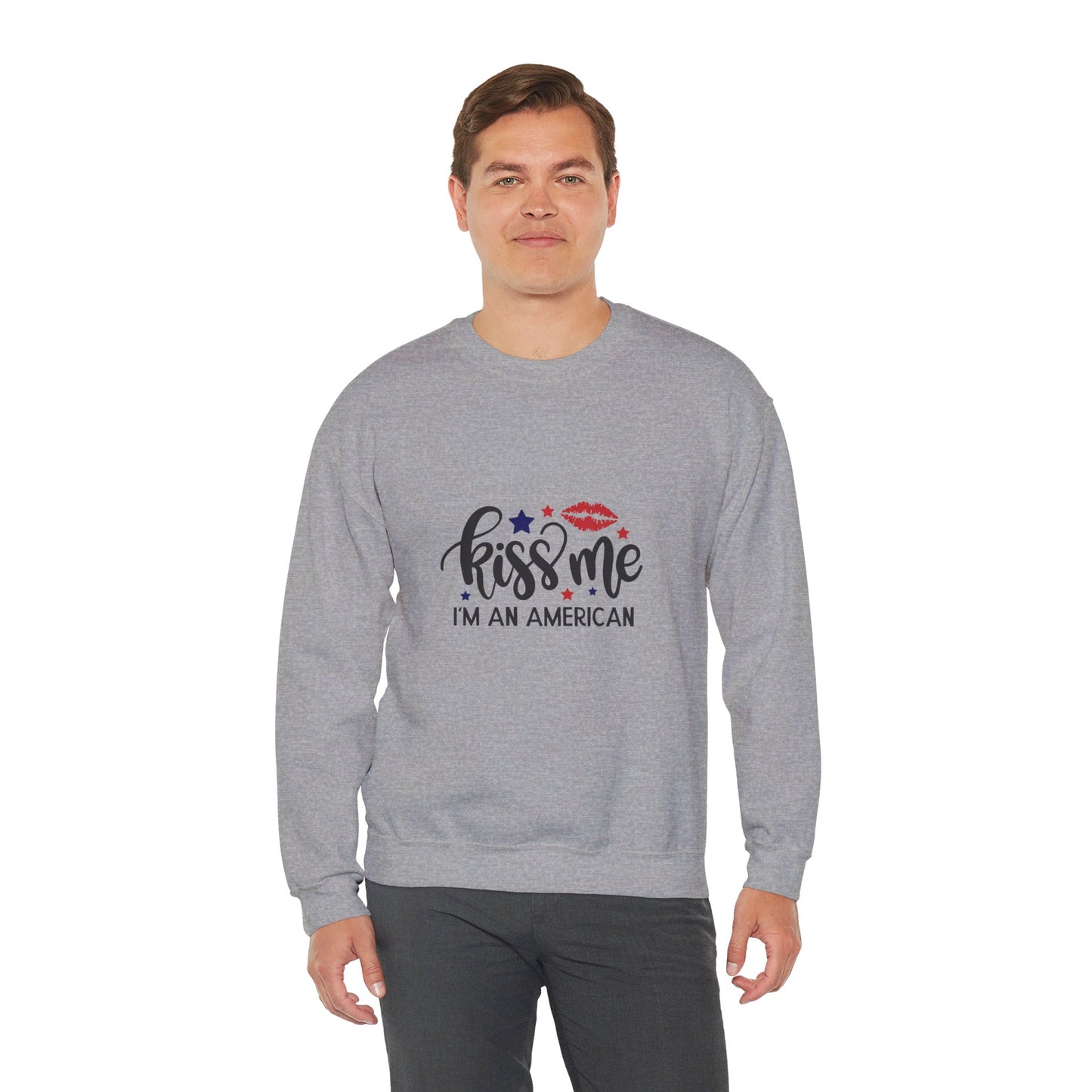 Kiss Me I'm An American - Sweatshirt