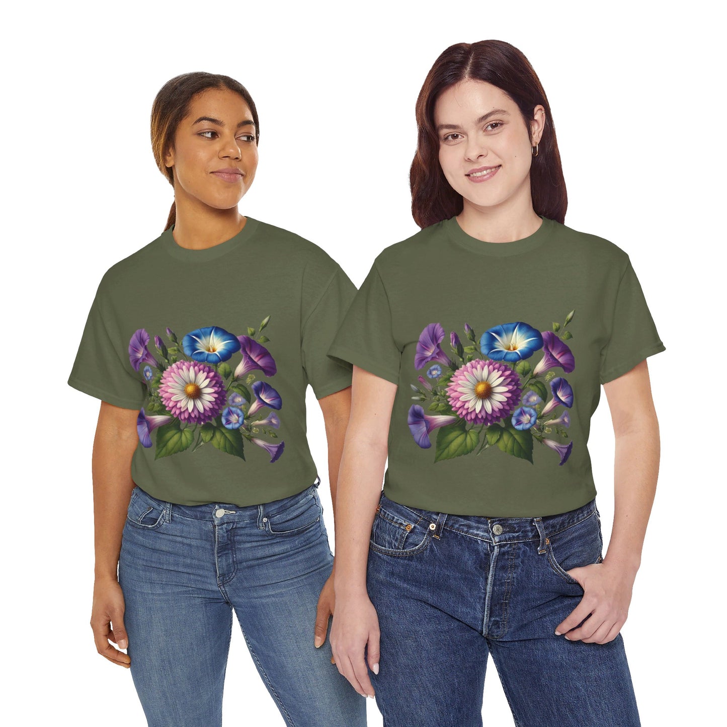 September Flowers - Birth Month - T-Shirt