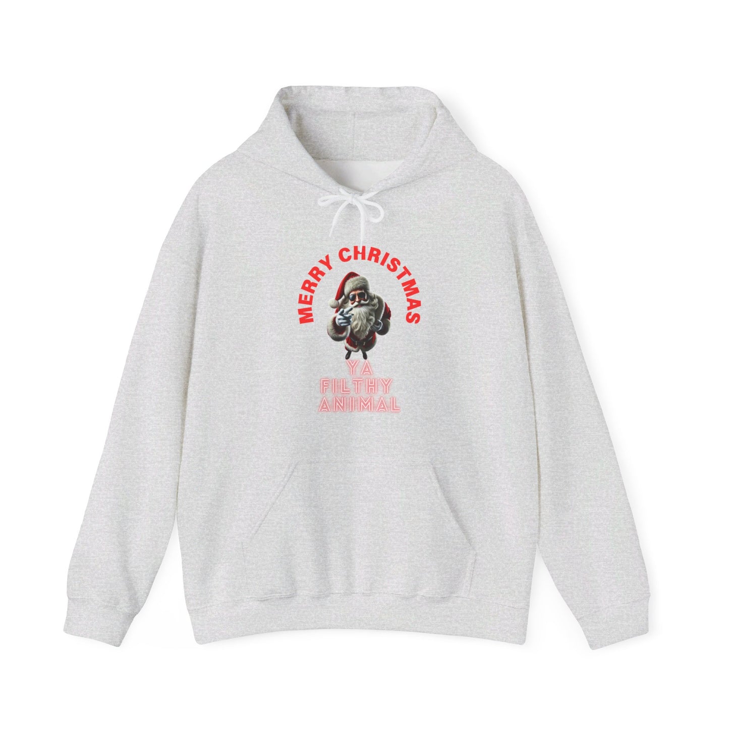 Merry Christmas - Ya Filthy Animal Unisex Heavy Blend™ Hooded Sweatshirt