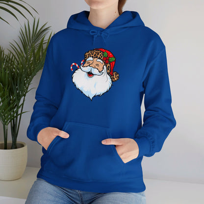 Festive Santa Claus - Hooded Sweatshirt