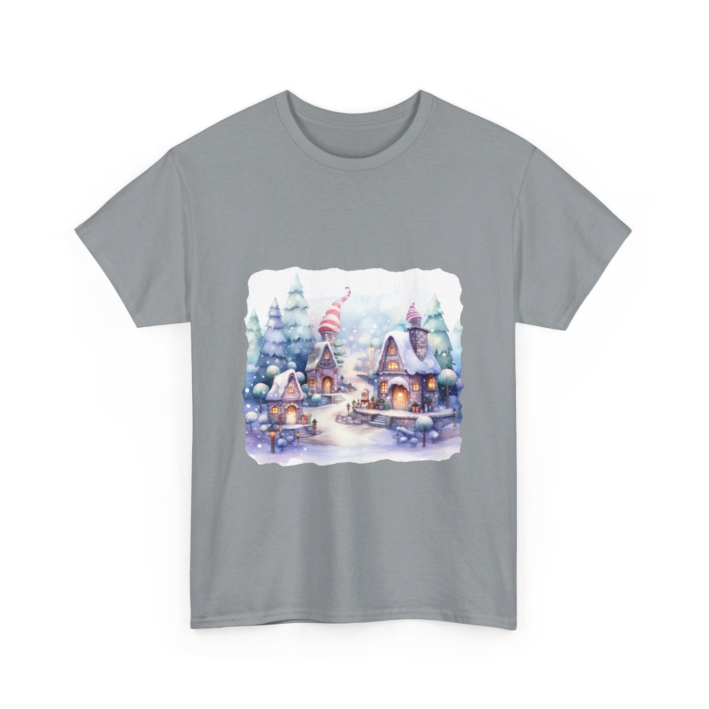 Snowy Christmas Village 4 - T-Shirt