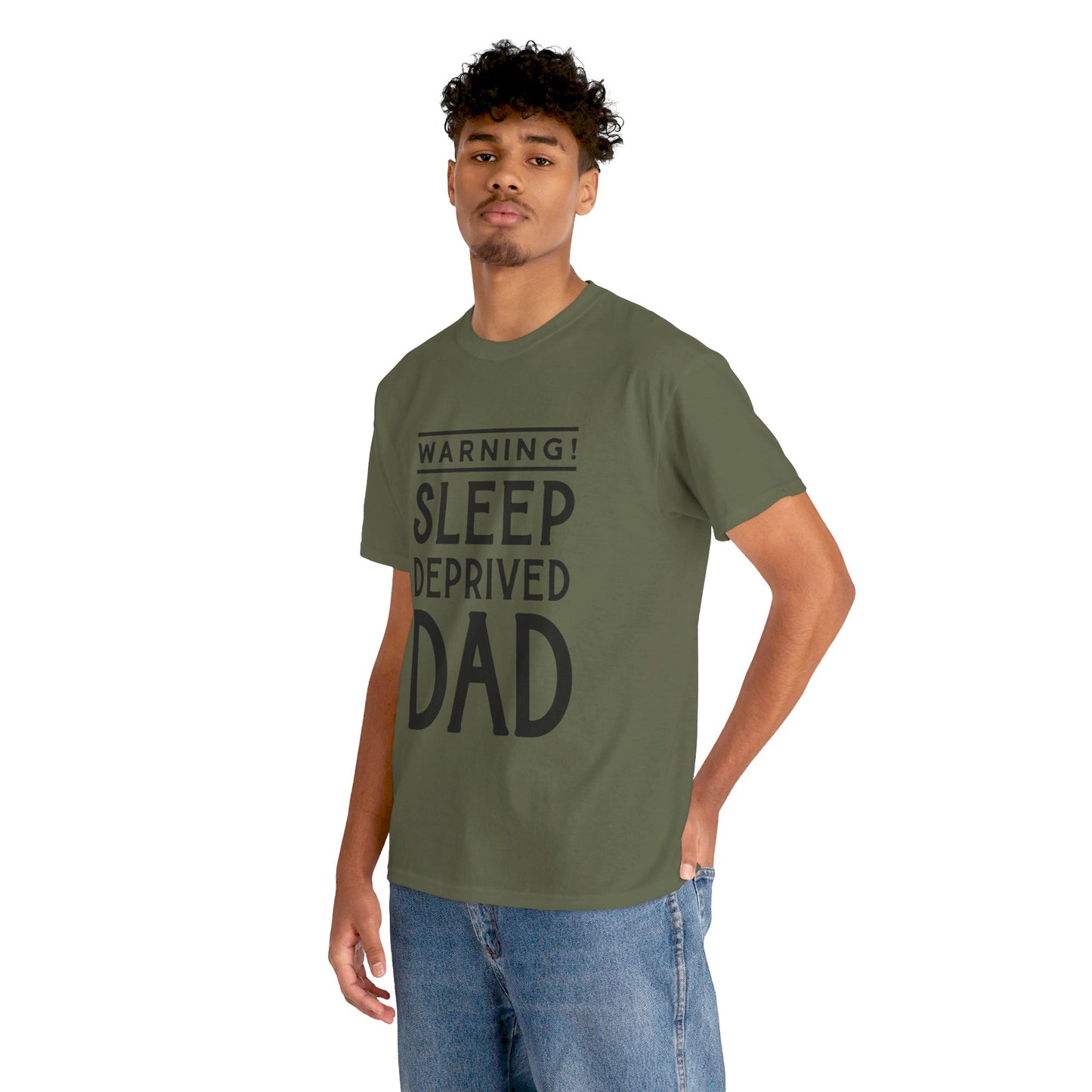 Warning Sleep Deprived Dad - T-Shirt