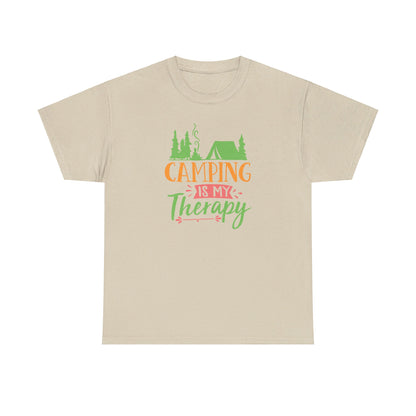 Camping Is My Therapy - T-Shirt