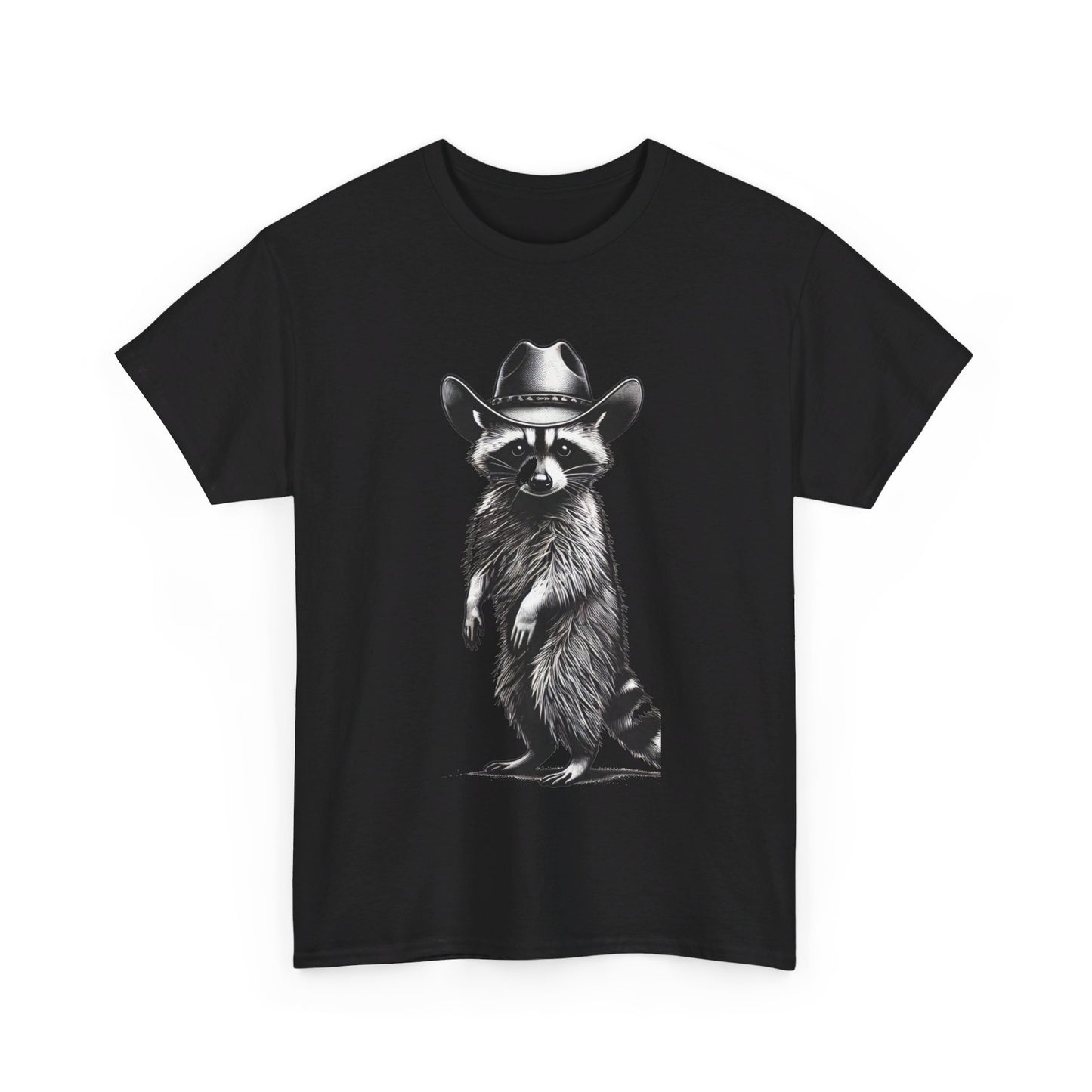 Raccon With cowboy hat - T-Shirt