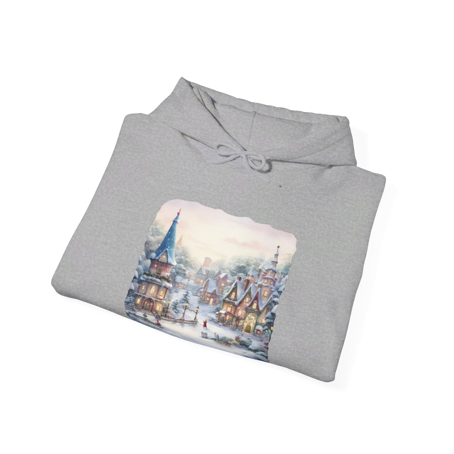 Snowy Christmas Village 2 - Hooded Sweatshirt