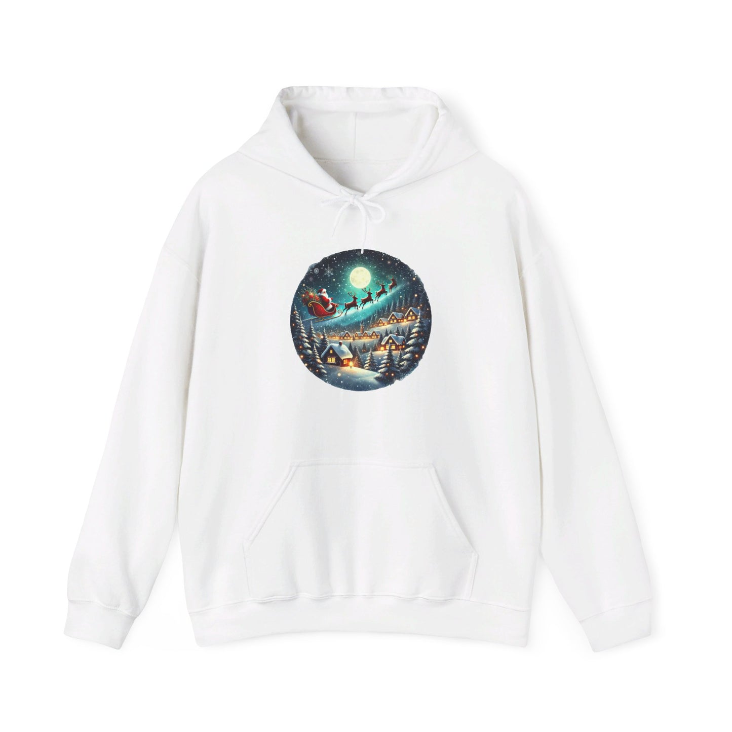 Moonlit Santa Ride - Hooded Sweatshirt