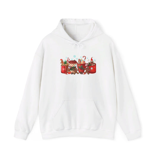 Christmas Cocoa & Gingerbread Delight - Hooded Sweatshirt