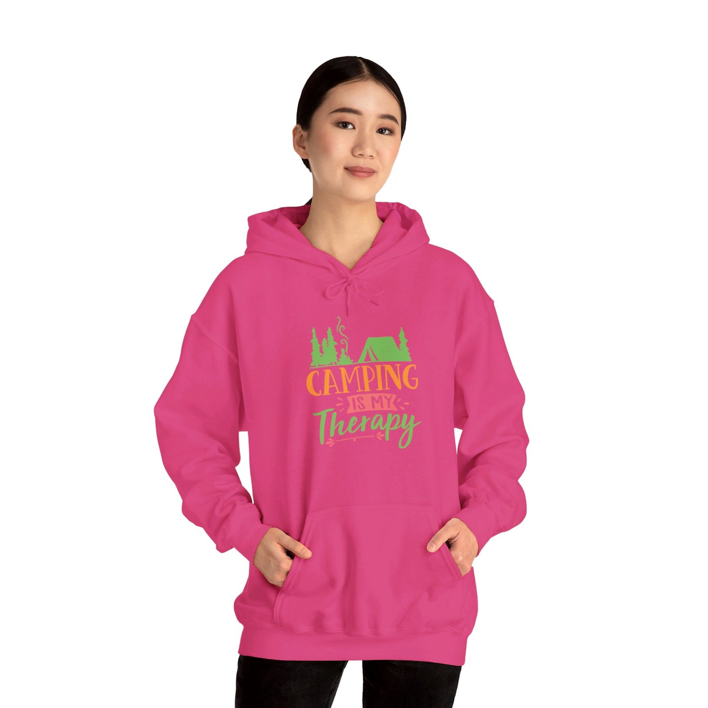 Camping Is My Therapy - Hooded Sweatshirt