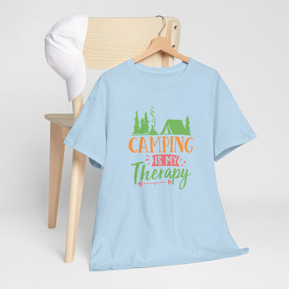 Camping Is My Therapy - T-Shirt